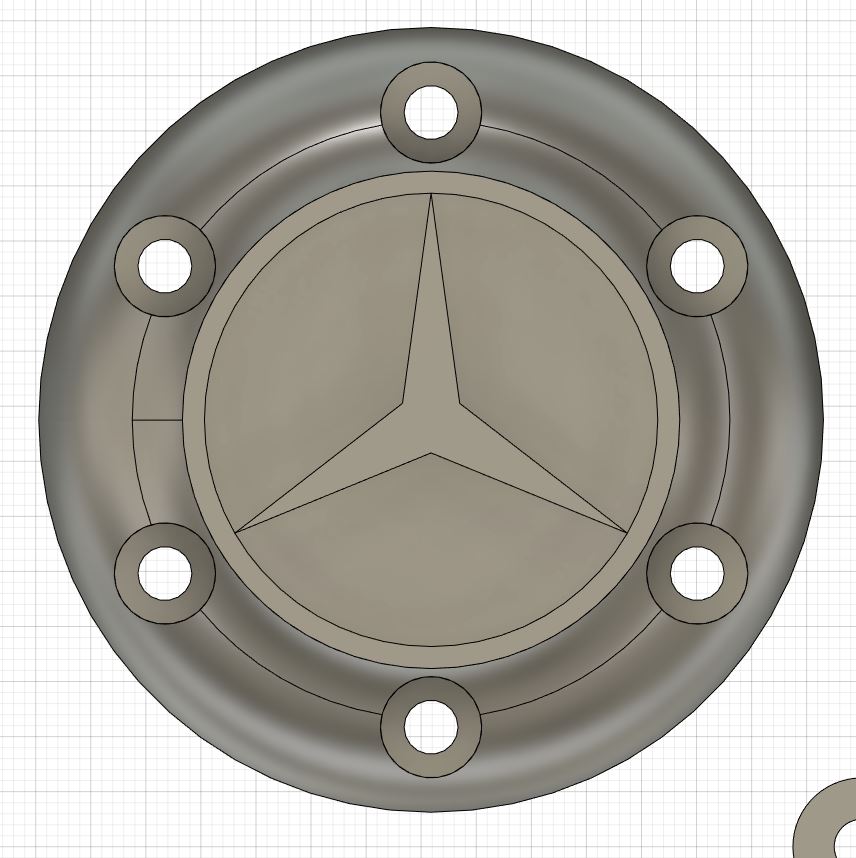 Logitech G29/G920 Faceplate Mercedes Logo