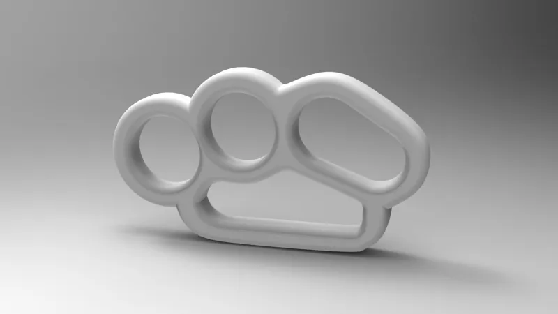 Ergonomic Knuckle Duster by Kavitate | Download free STL model ...