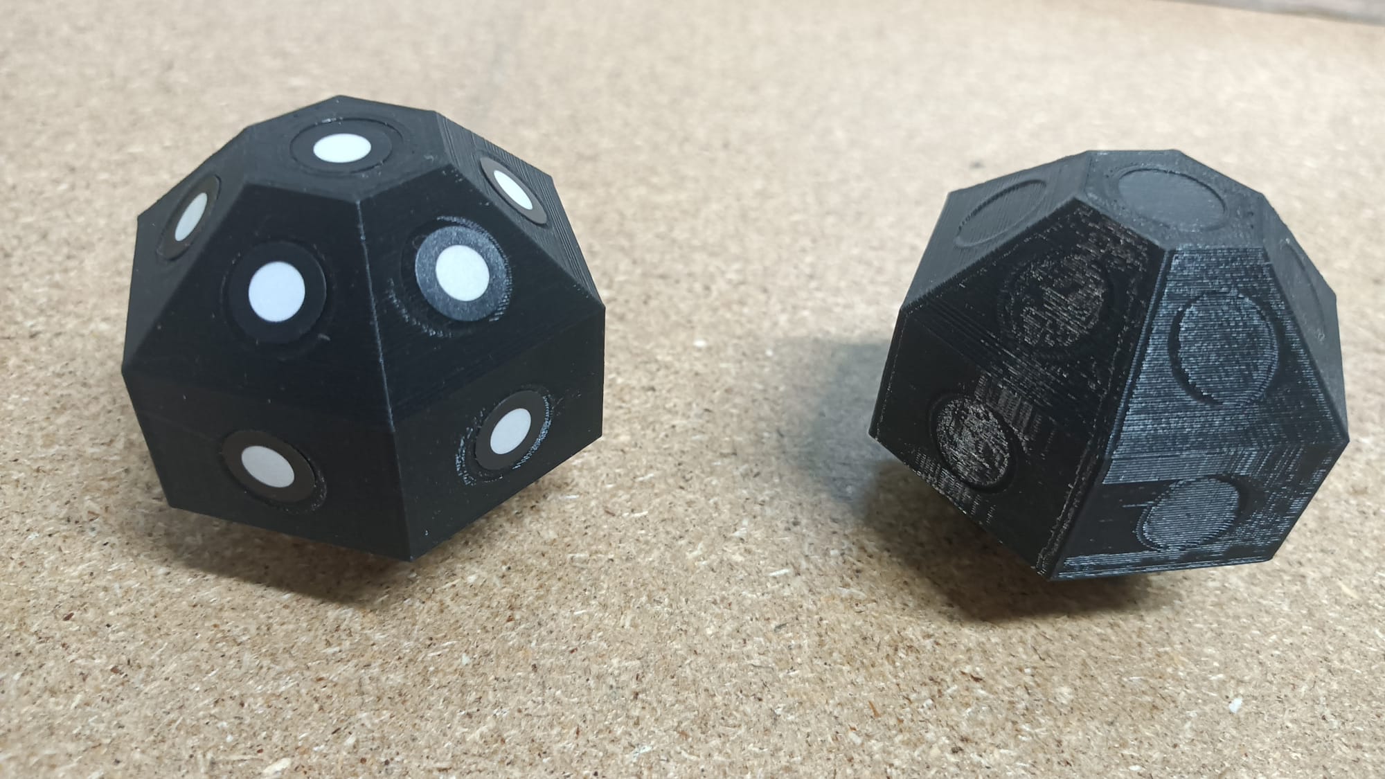 Polygon for sticking reference points for 3D scanning