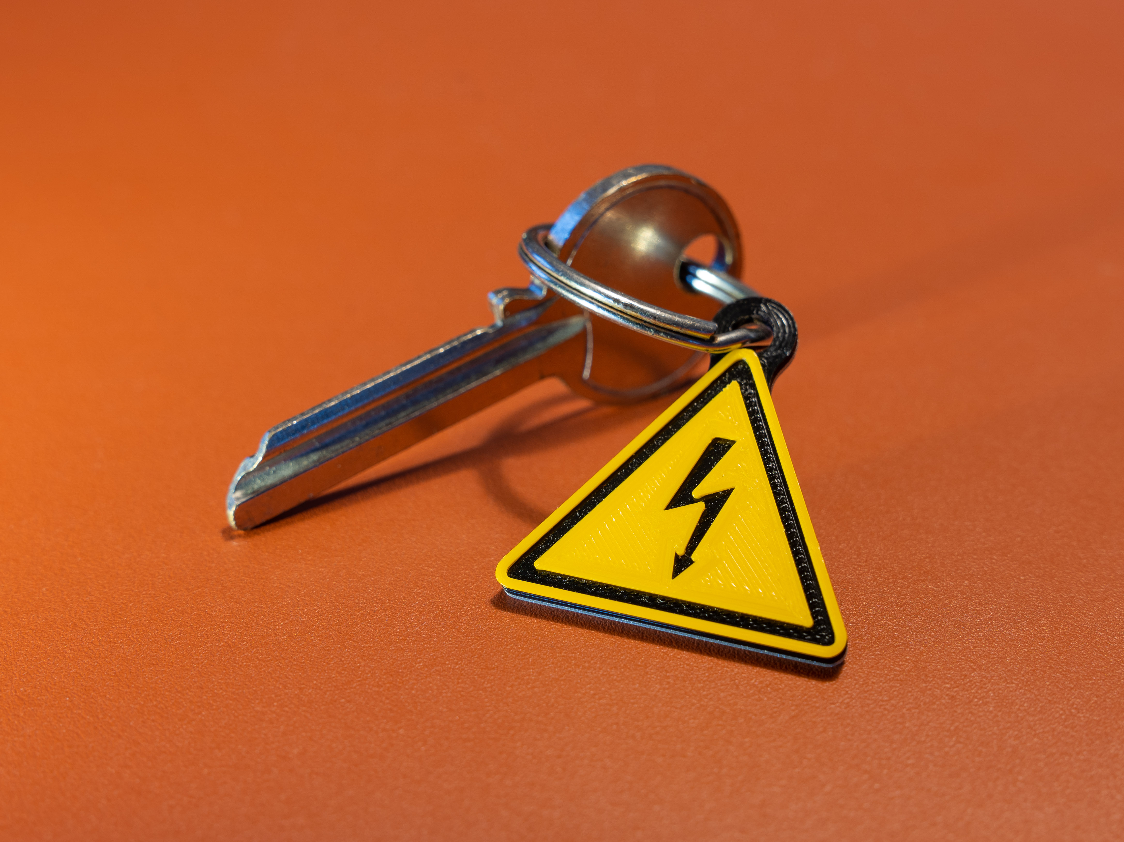 High Voltage Keychain