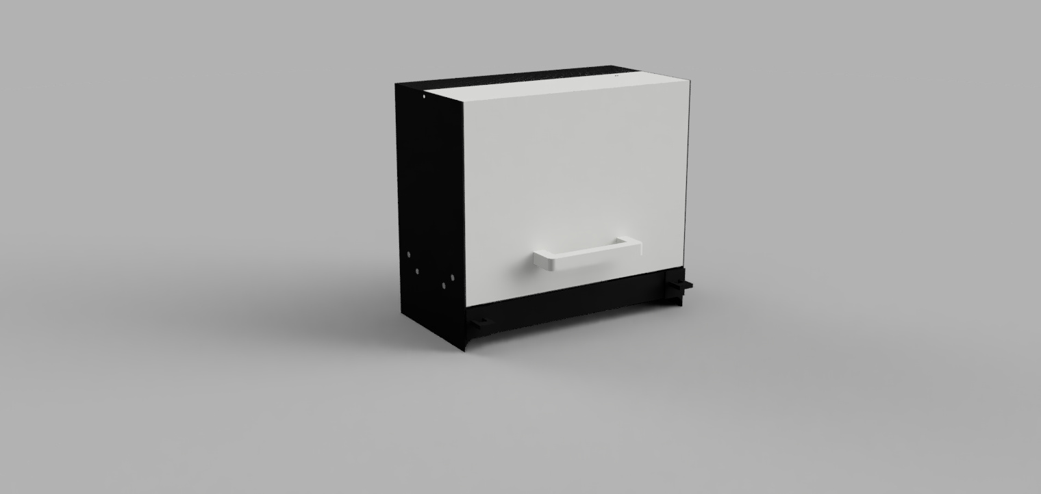 Heated Filament Storage attachment for the Cooler Master Qube 540 PC Cabinet