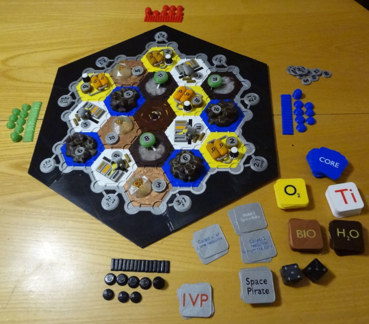 Settlers in Space (Catan) - total printed version