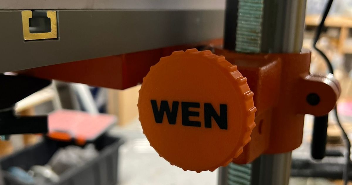 Wen 10" Drill Press Table Adjustment Knob by CreechoftheEast Download
