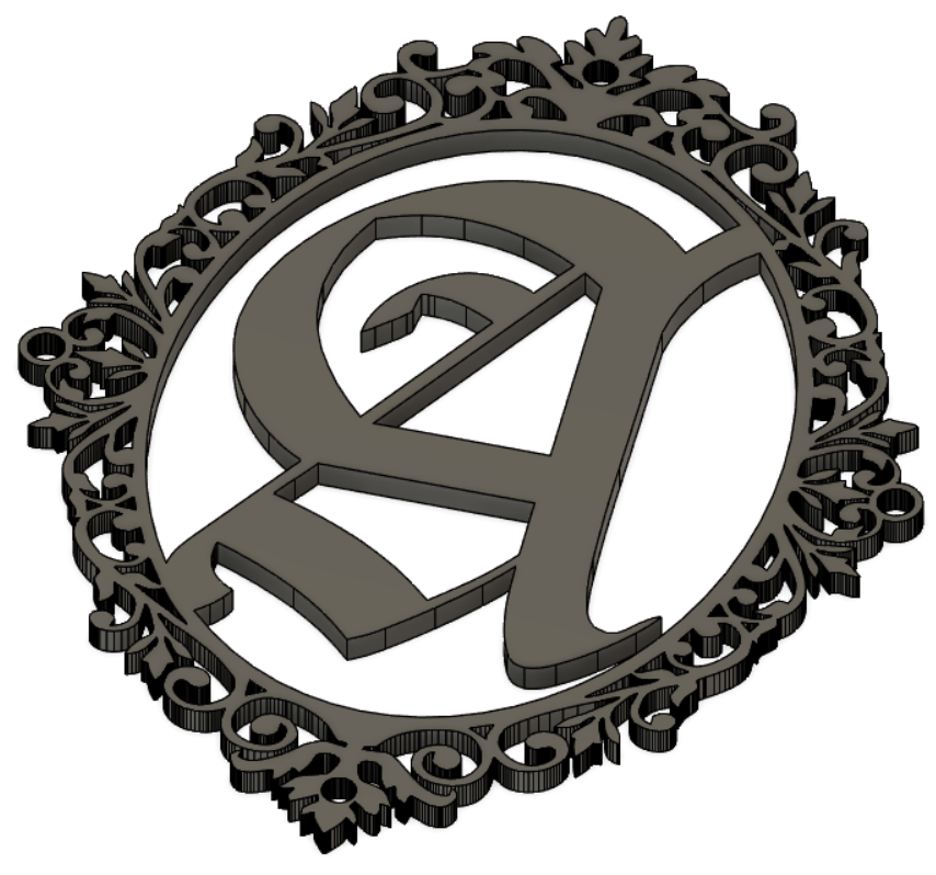 Gothic Letter Frame