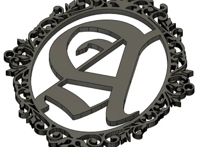 Gothic Letter Frame