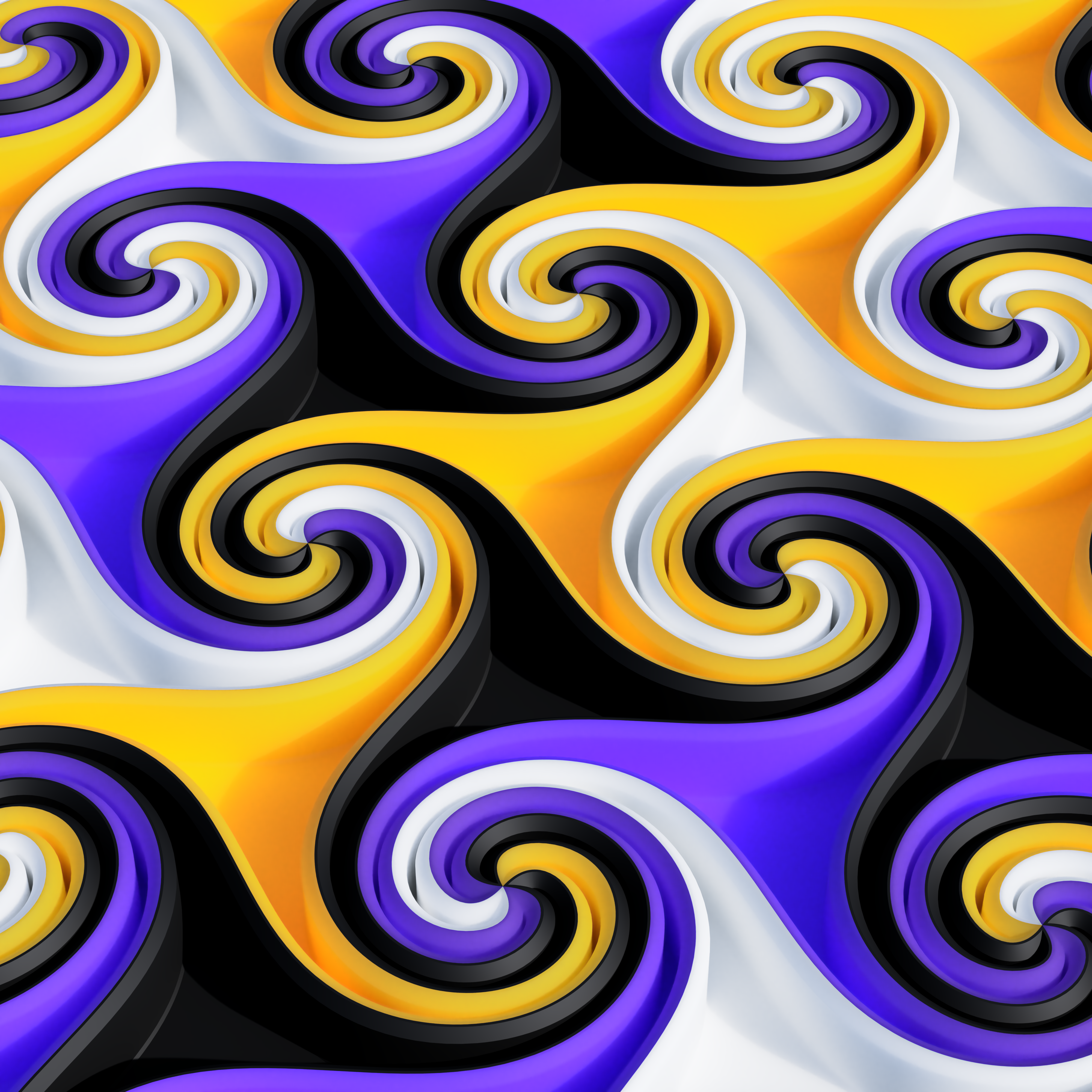 Tiling spiral bowl!