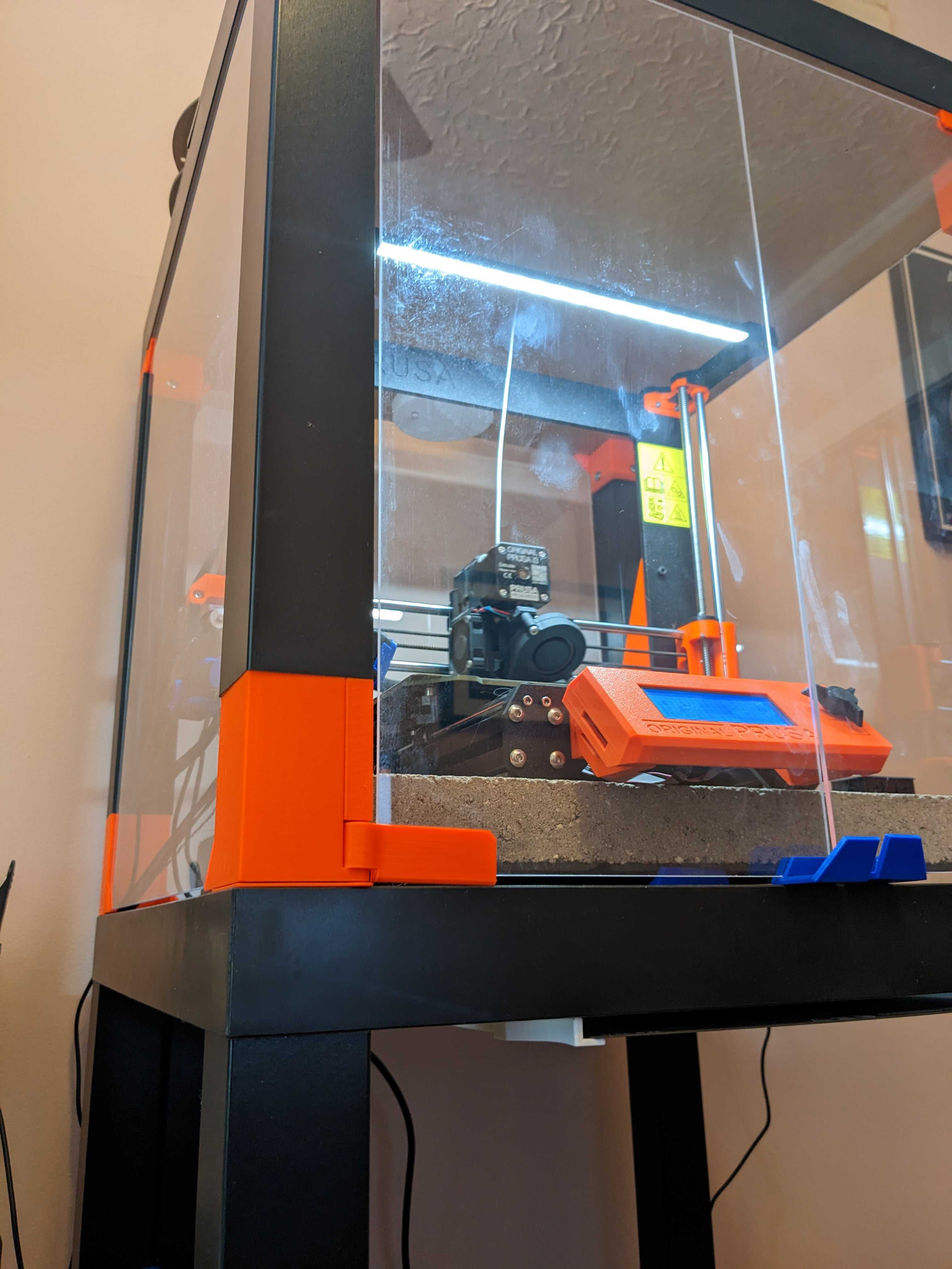 Prusa Lack Enclosure Extended Bottom Corners