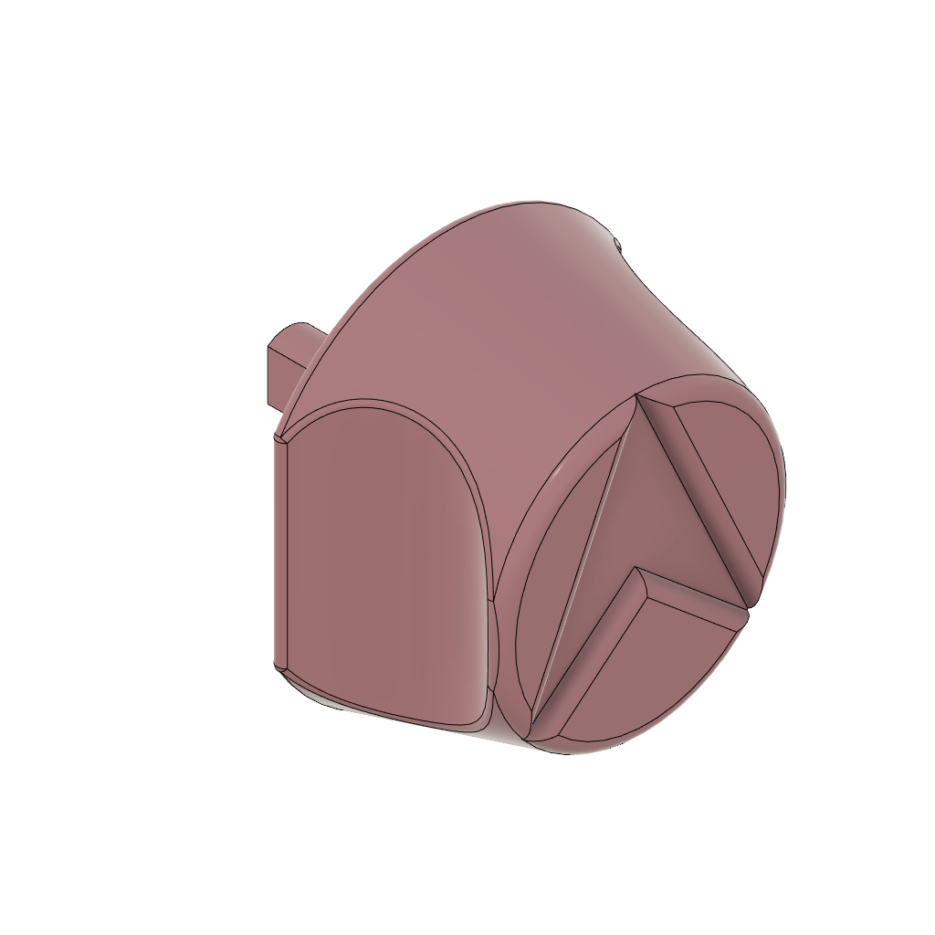 Toaster Knob for Kitchenaid Toaster by Justin B Download free STL model