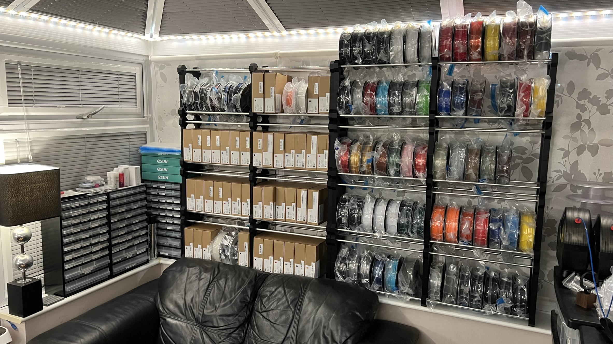 Filament Rack for Aluminium Bars