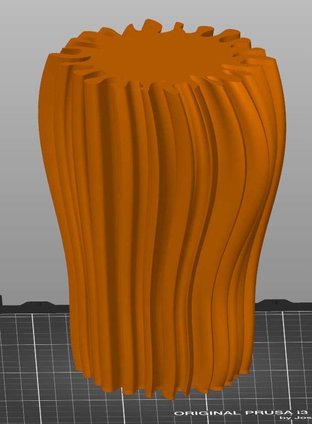 Miniatura 5 do modelo 3D Cactus type vase