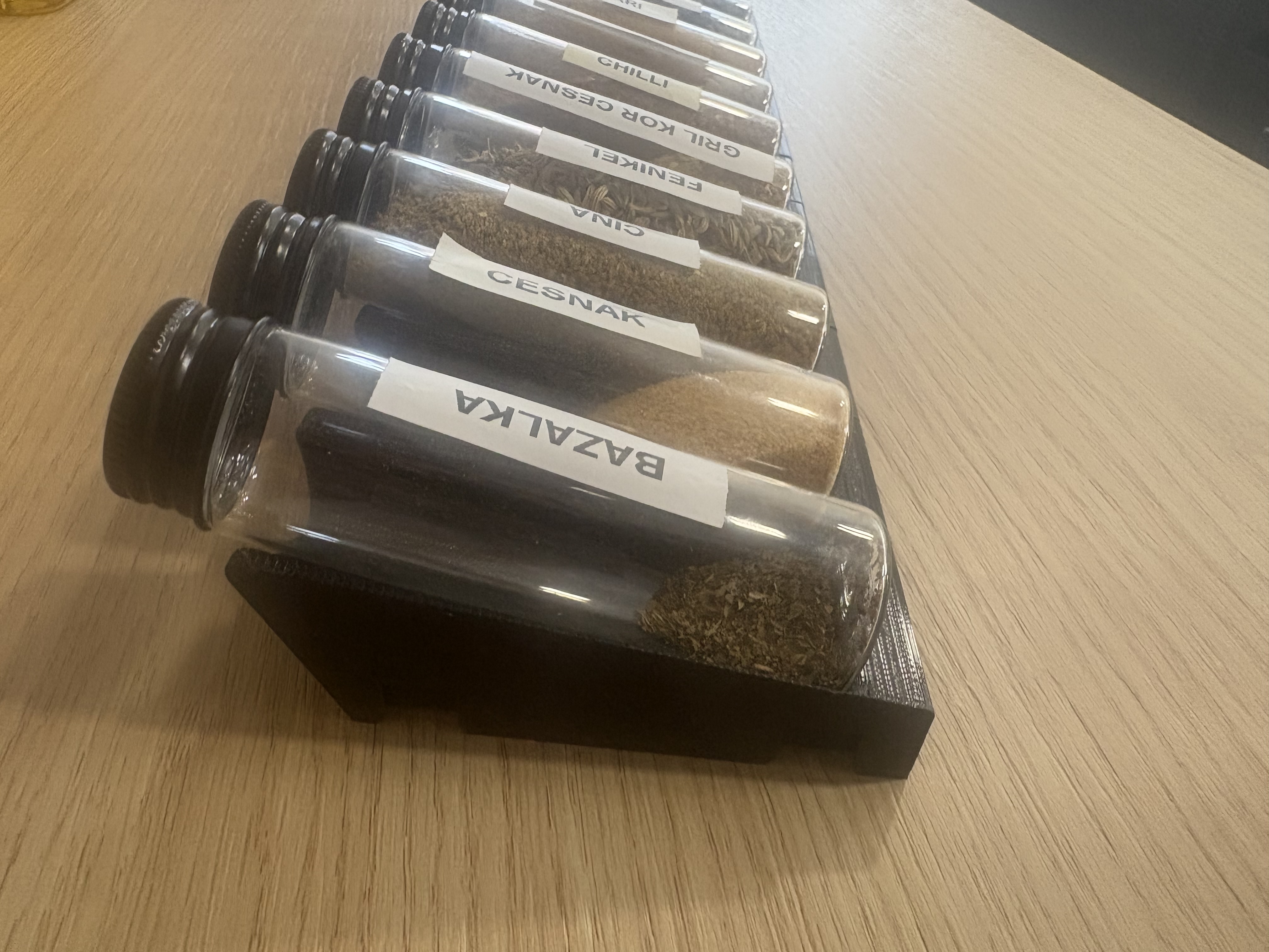 Modular Spice Jar Drawer Holder organizer (50ml Jars)