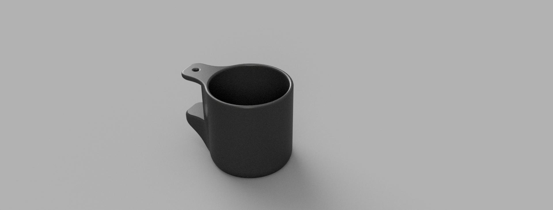 Below Desk Cup Holder by Rat_Patrol Download free STL model