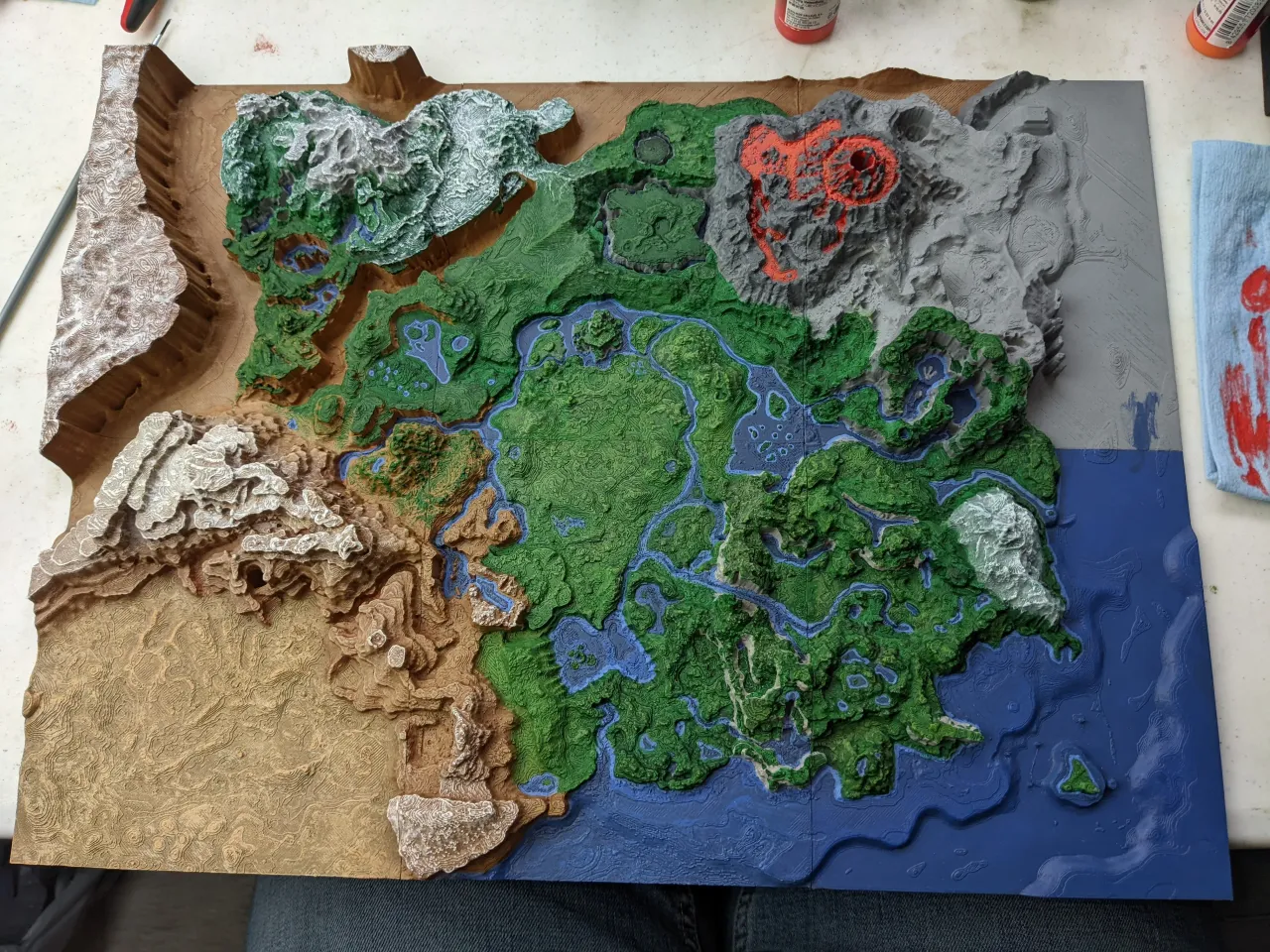 Breath Of The Wild 3D Map: Finished! 