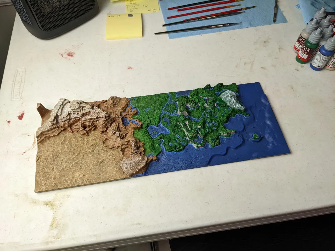 Legend of Zelda Breath of the Wild Topographic Map by Oromis