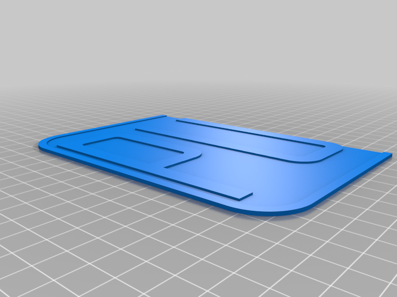 Miniatura 3 do modelo 3D "PUSH" sign. 