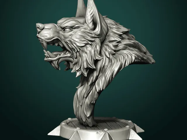 3D file Dracula werewolf bust STL 🐺・3D print model to download・Cults