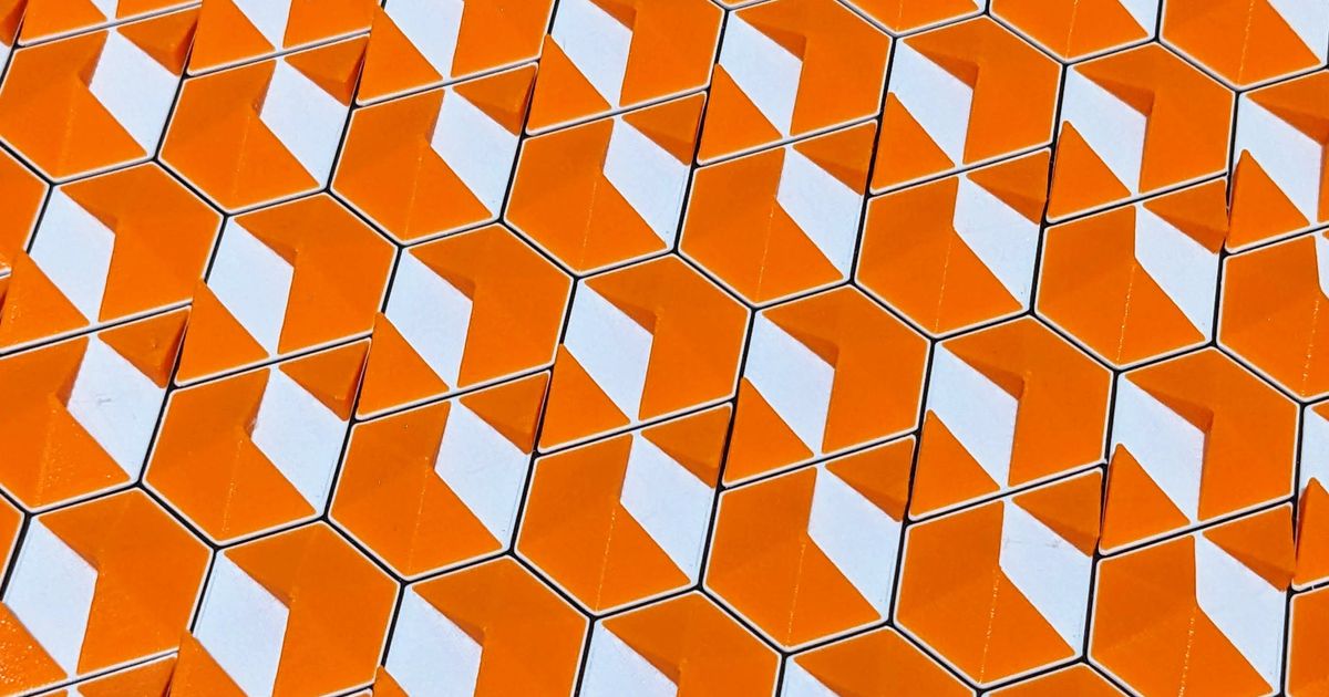 Tessellating Printables Logo by Daniel Josvai Download free STL model Tessellating Printables Logo by Daniel Josvai Download free STL model