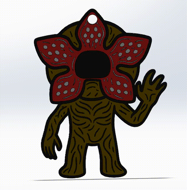 Stranger Things Demogorgon - Keychain