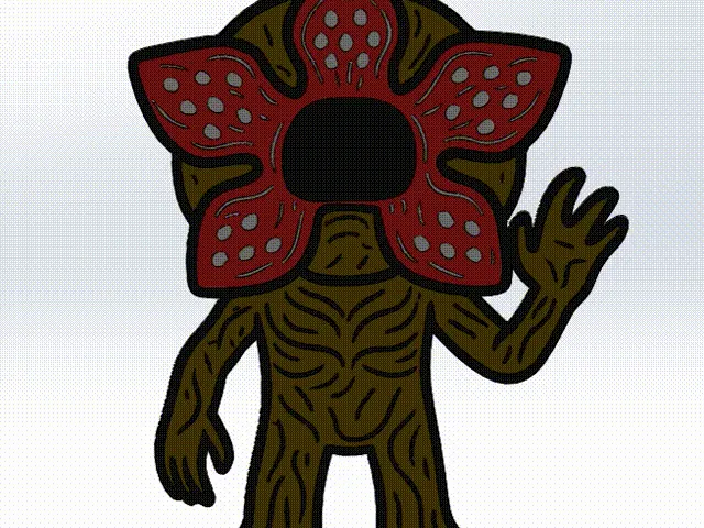 Stranger Things Demogorgon - Keychain