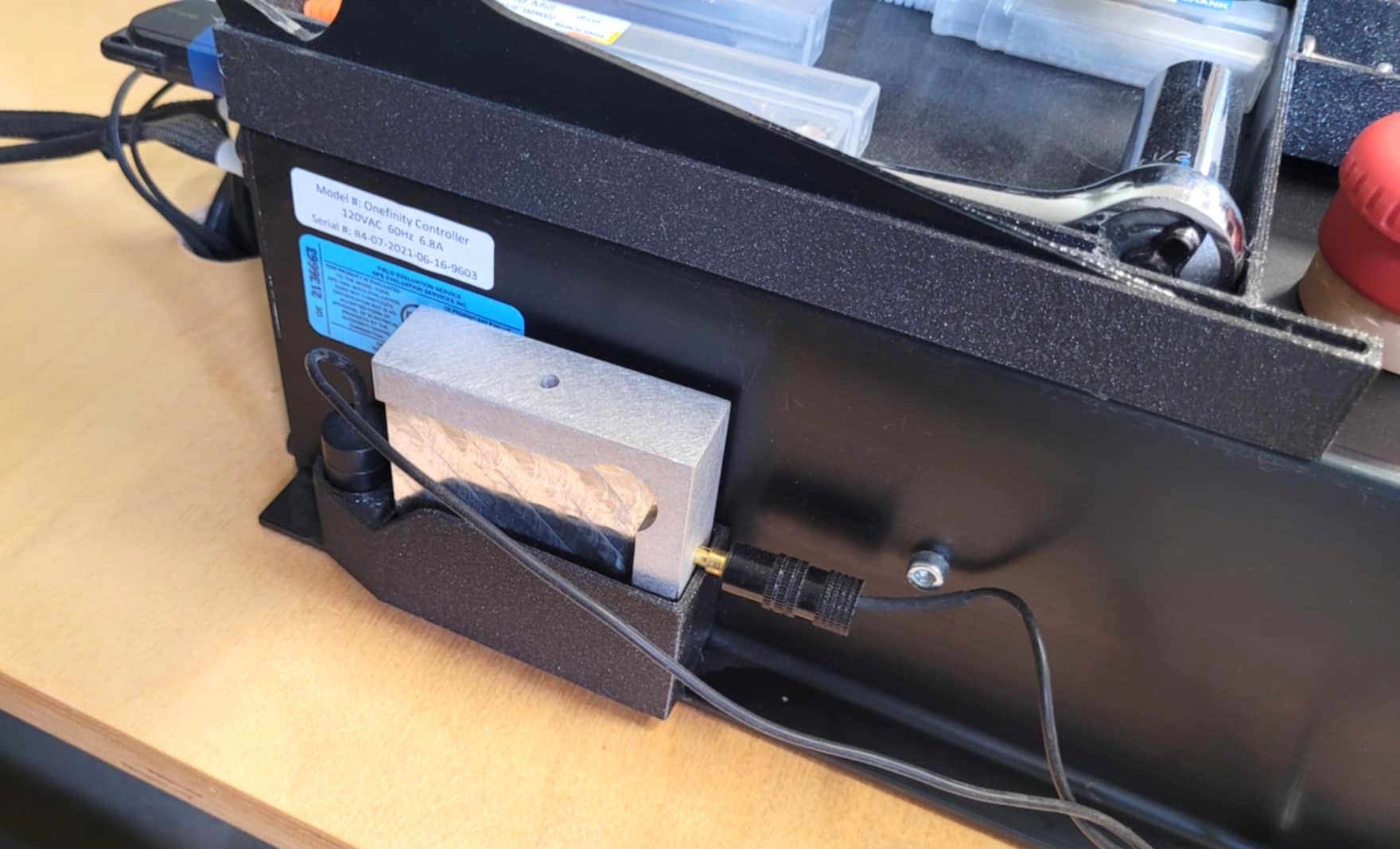 Controller and tools tray for buildbotics Onefinity CNC — thumbnail 2