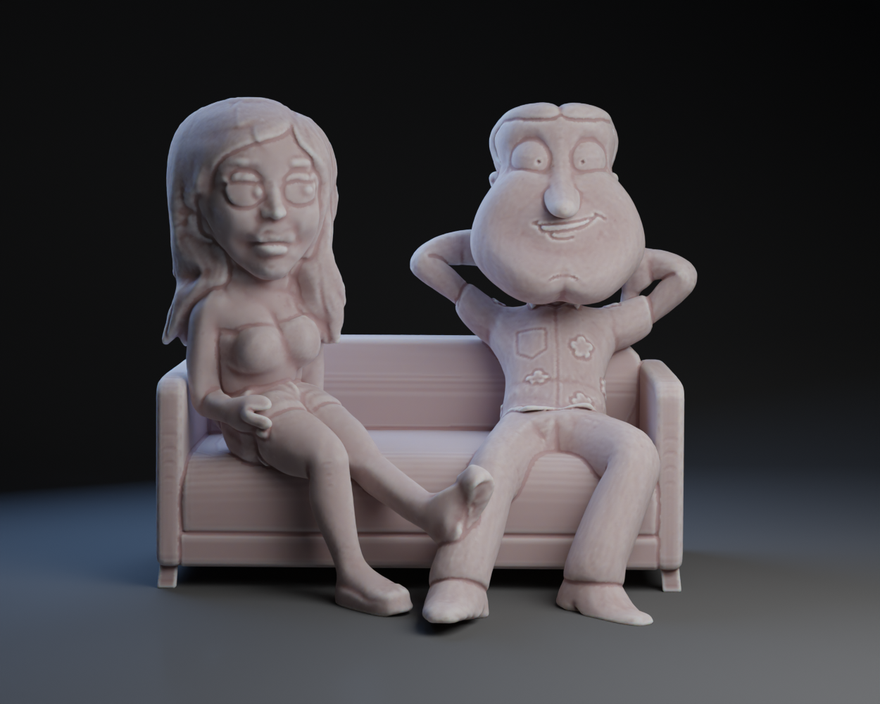 Quagmire and Kimi