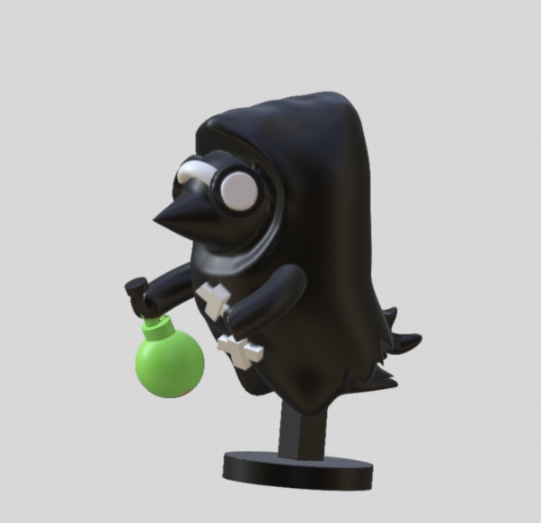 Little plague doctor ghost