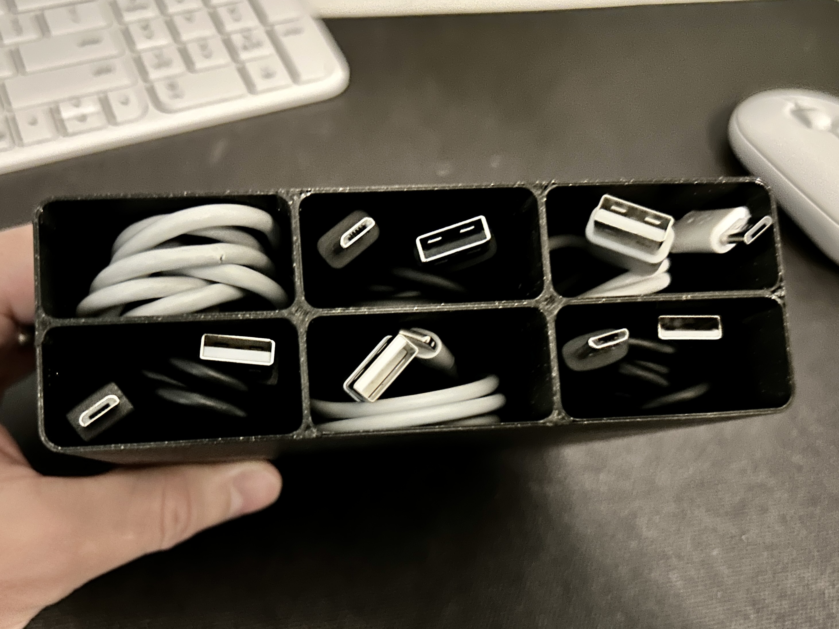 IKEA Alex Tall Drawer Cable Organizer Bins by BenBreaksThings