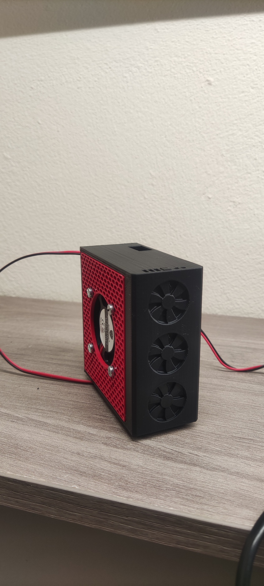 raspberry pi 0 2w case wiht 40mm fan