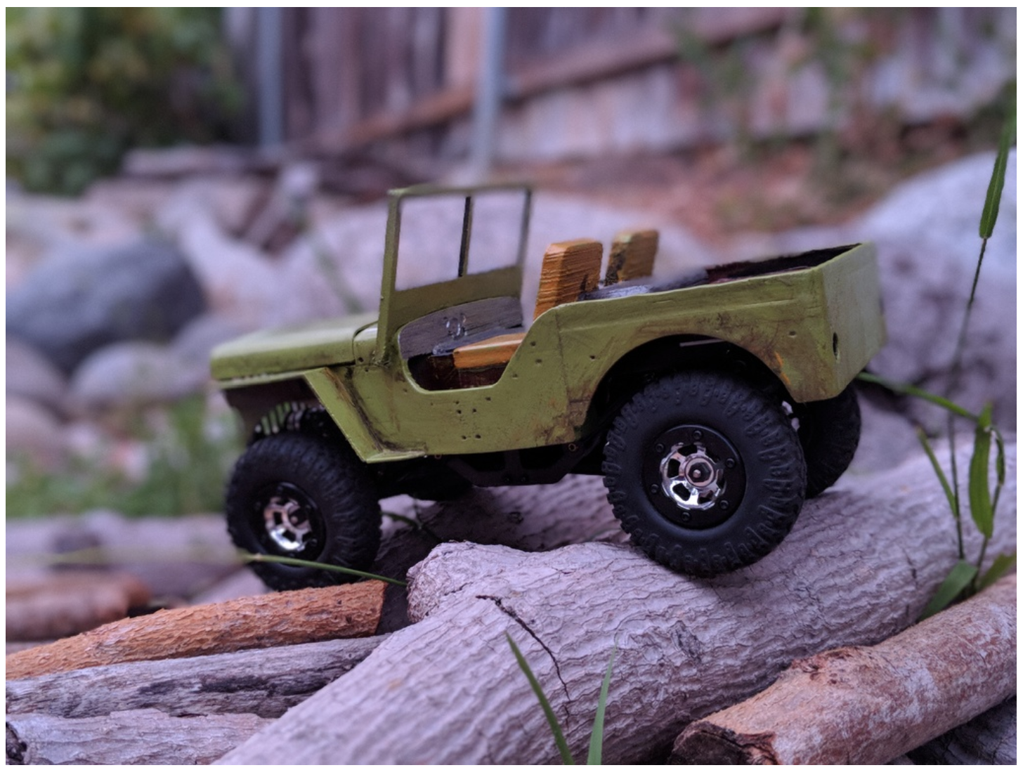 Rc willys 2024 jeep body