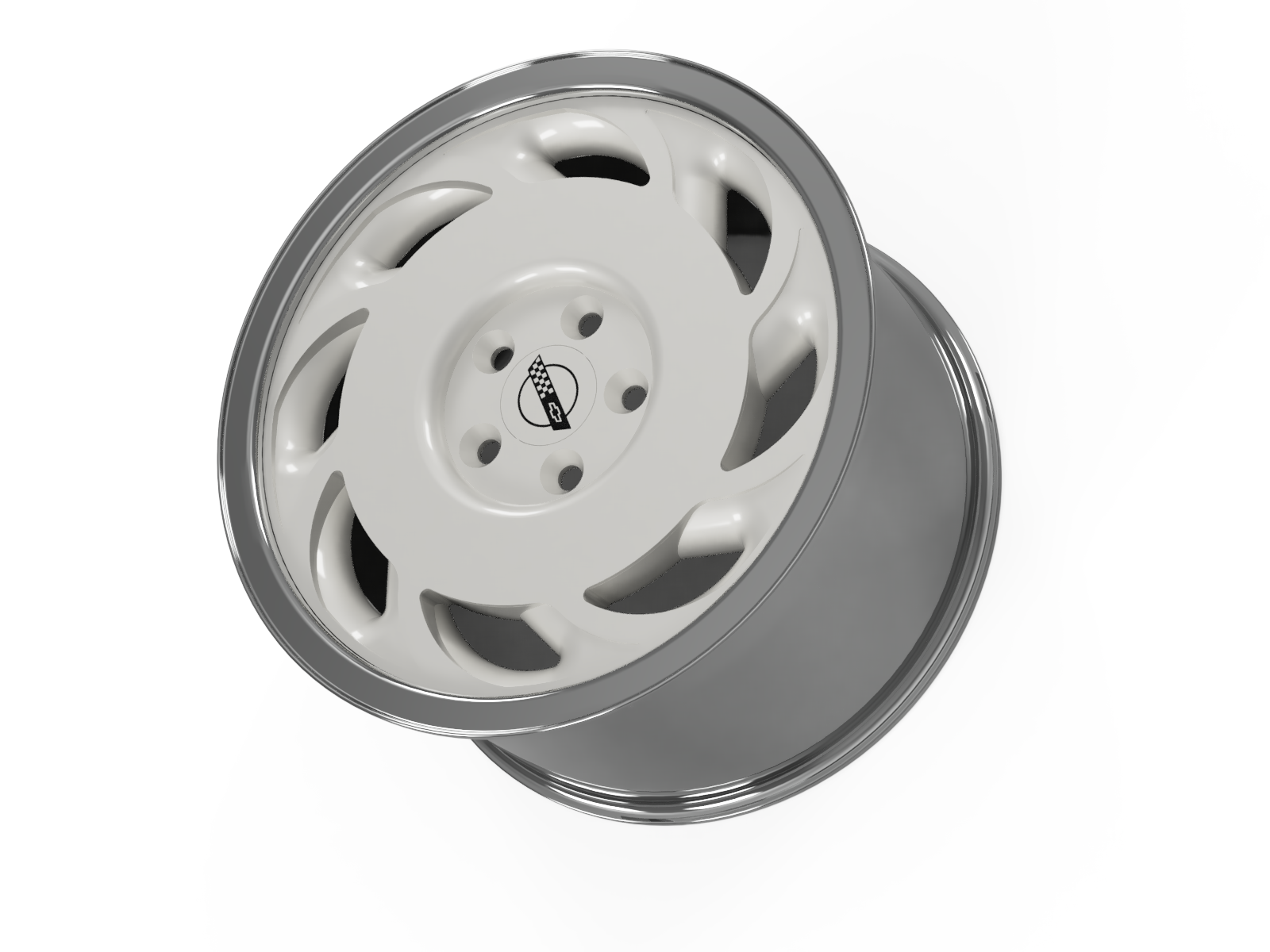 Mini Wheels Corvette C4 Sawblades by Schumo Download free STL model