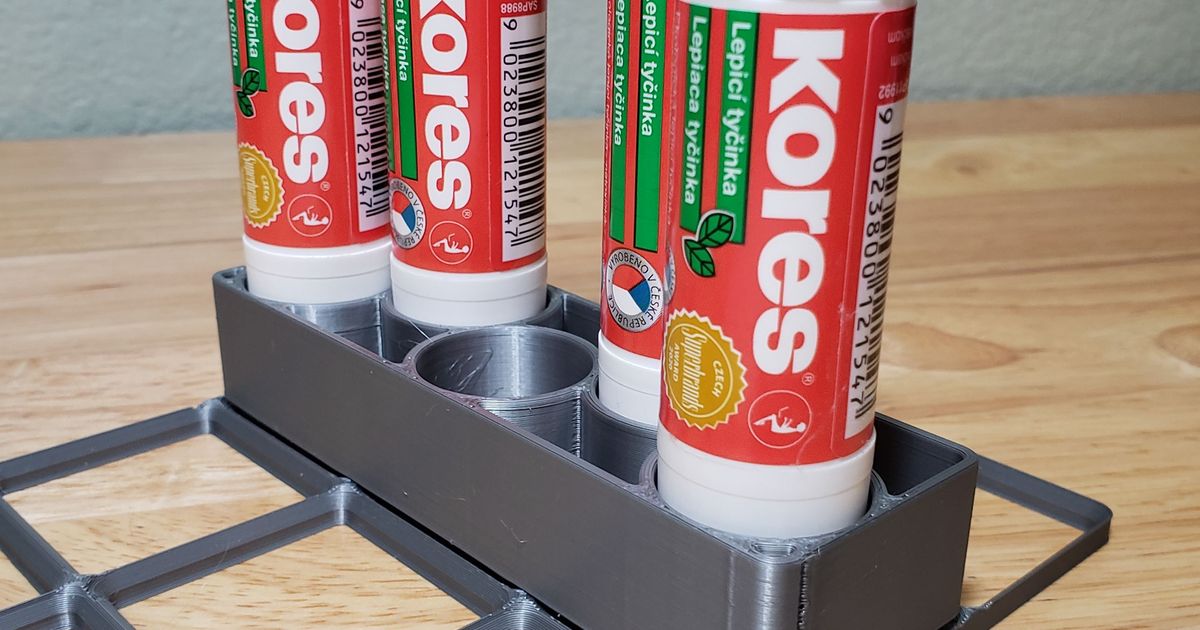 Gridfinity Glue Stick Holder by Shadowfall Download free STL