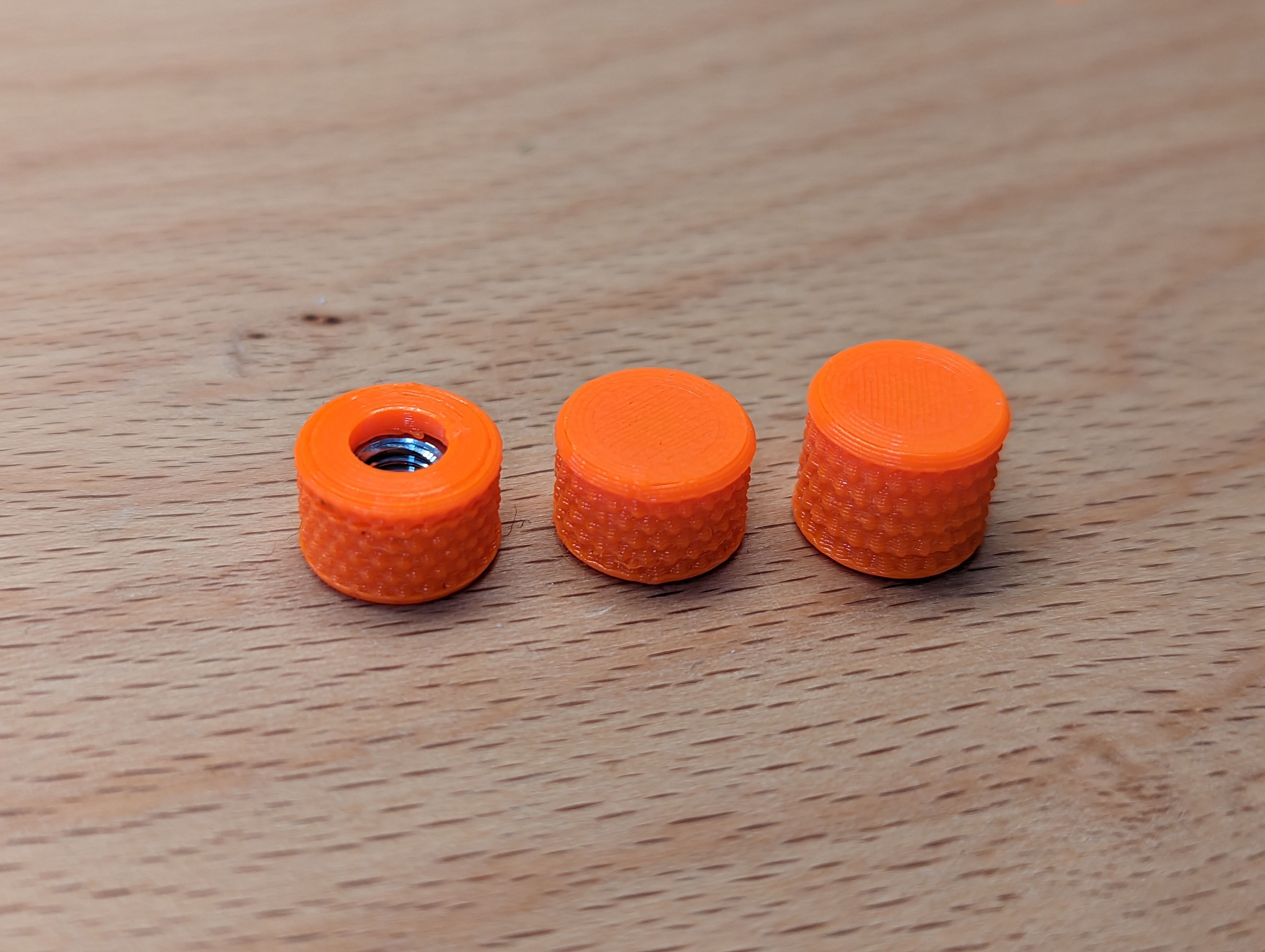 GoPro knob with enclosed M5 nut