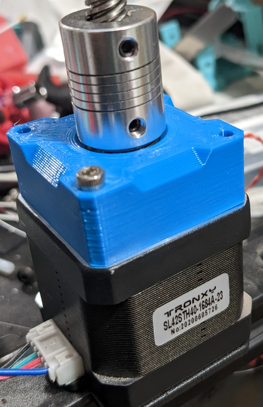 Tronxy X5SA z motor mount/thrust bearing by psmaker Download free STL