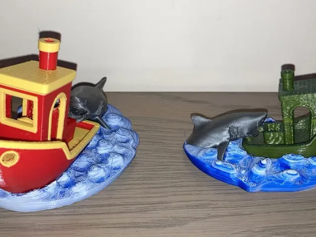 Jaws Attack on Benchy - Split model