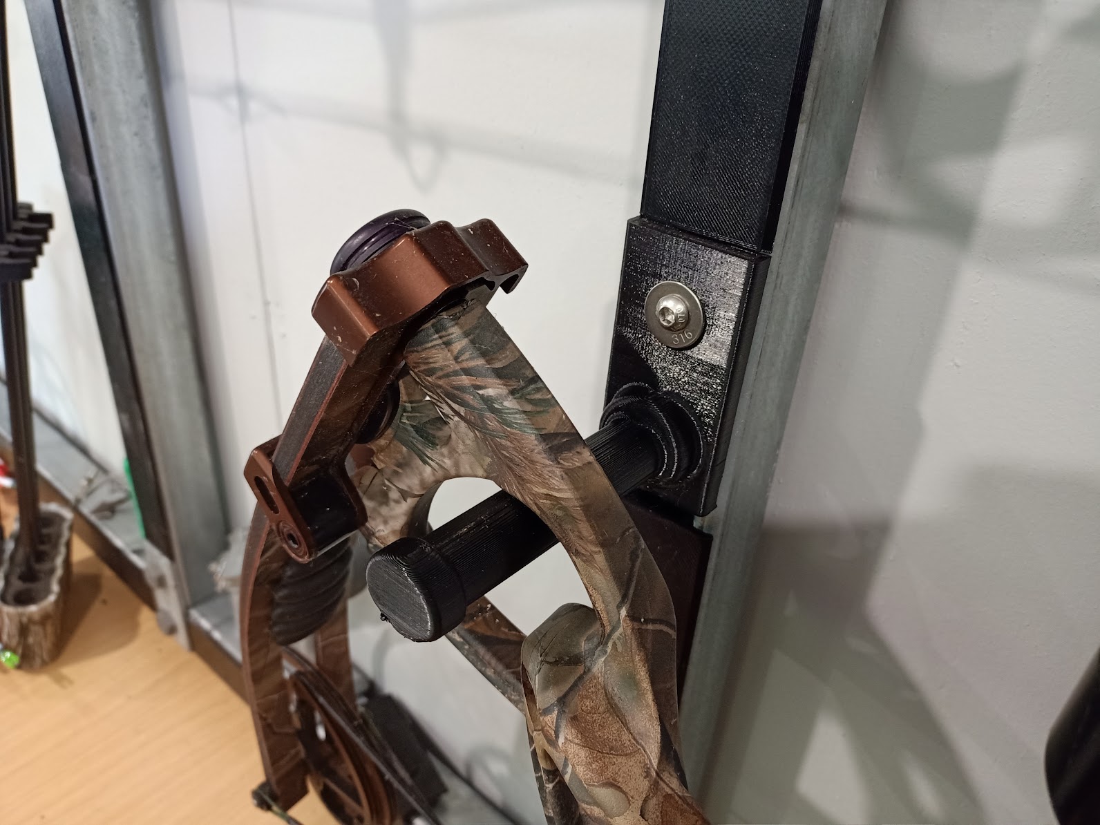Unistrut compound bow holder by Matt Dudley Download free STL model