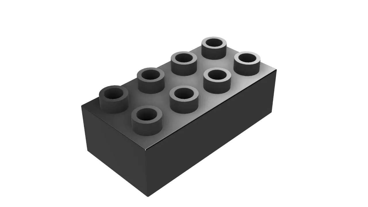 Lego Duplo Brick 2x4 #3011 Prints | Download STL model | Printables.com