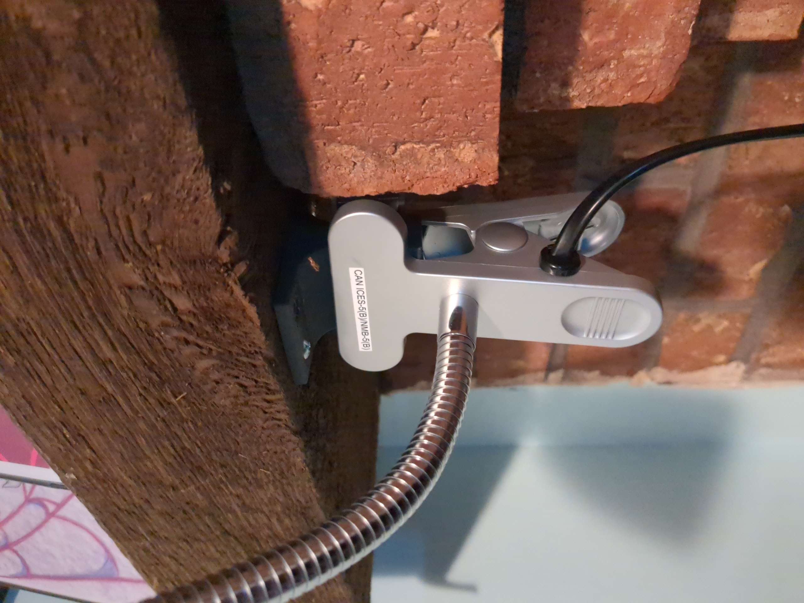 Clamp on desk lamp wall/shelf mount by Dahliamoth Download free STL