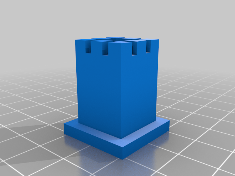 Low-Poly, Easy Print Chess Set
