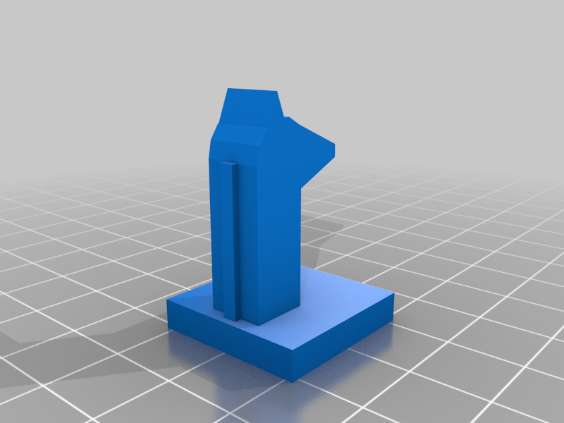 Miniatura 2 do modelo 3D Low-Poly, Easy Print Chess Set