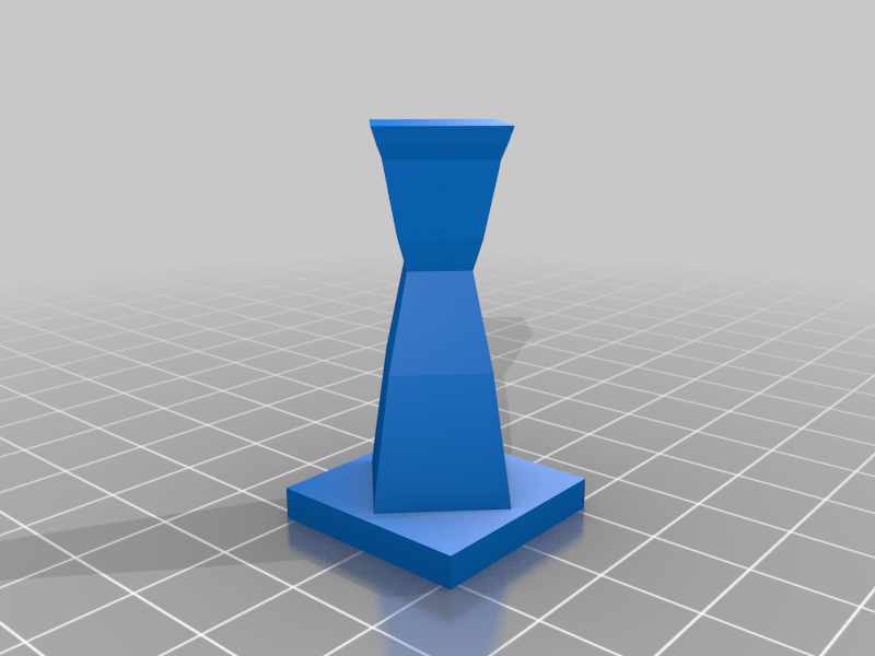 Miniatura 6 do modelo 3D Low-Poly, Easy Print Chess Set