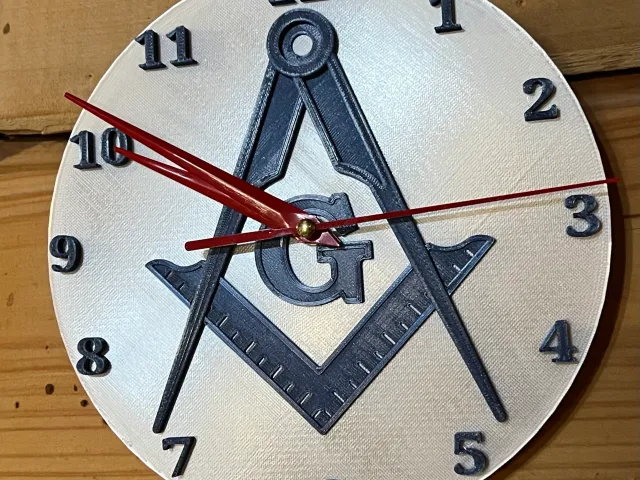 Masonic Themed Clock