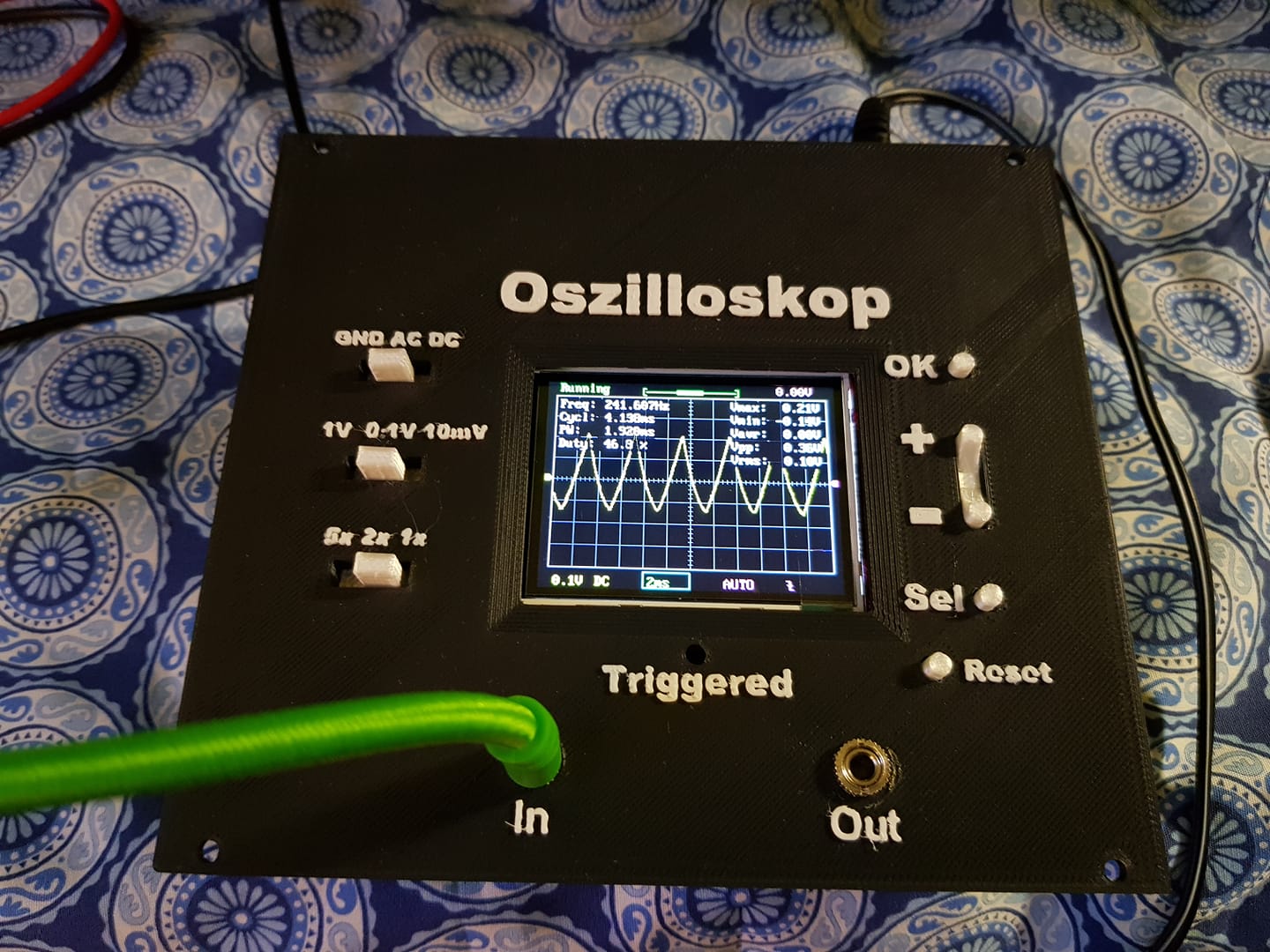 Eurorack Oscilloscope Frontplate for DSO 138 by Modar Download free
