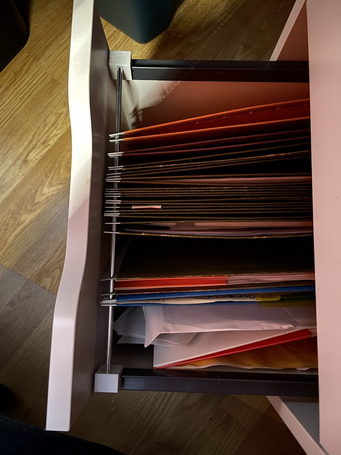 Ikea Alex Filing Rod Holder by Sudz Download free STL model