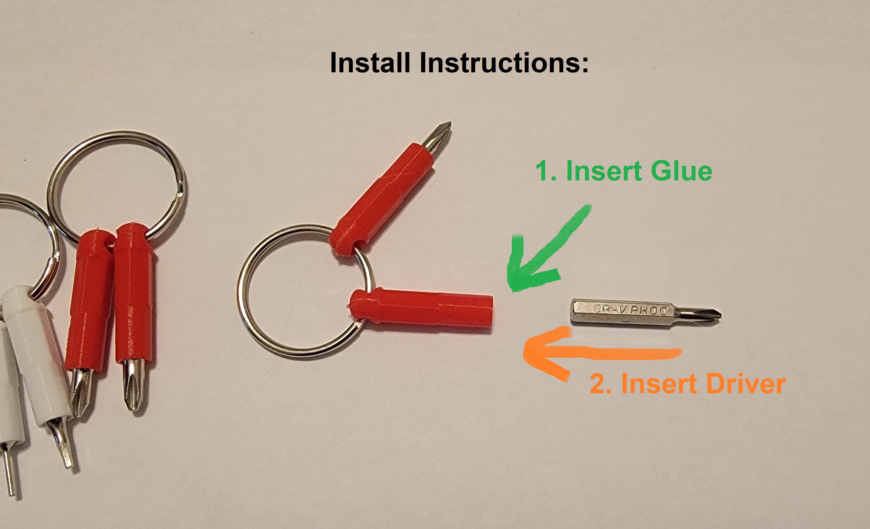 Miniatura 10 do modelo 3D KeyChain Screwdriver