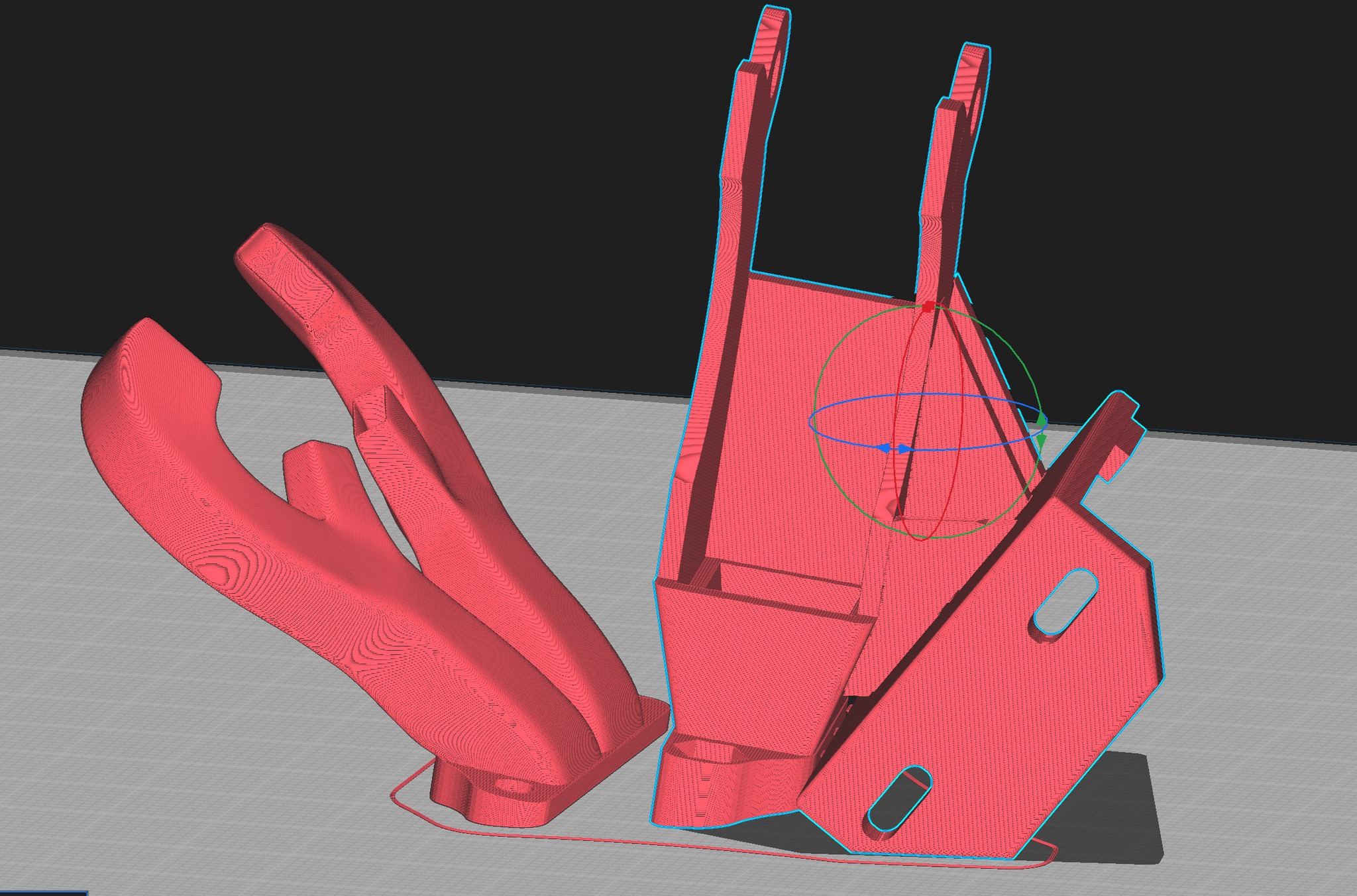 5015 Parts Fan Mount for Sprite Extruder (Reindeer Shroud)