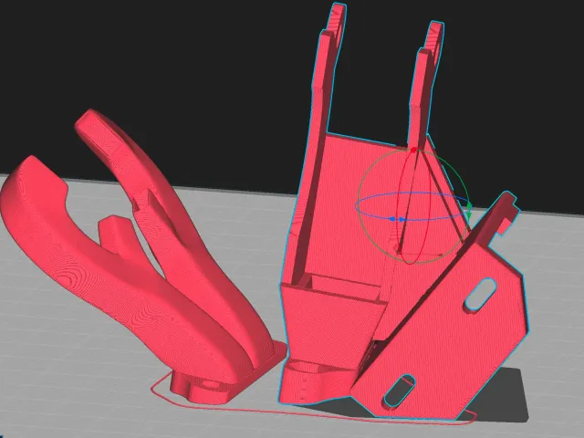5015 Parts Fan Mount for Sprite Extruder (Reindeer Shroud)