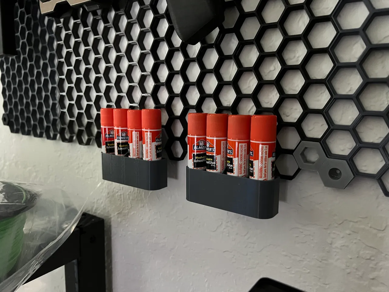 Large Glue Stick Holder Skådis Pegboard by juiceboxjuice, Download free  STL model