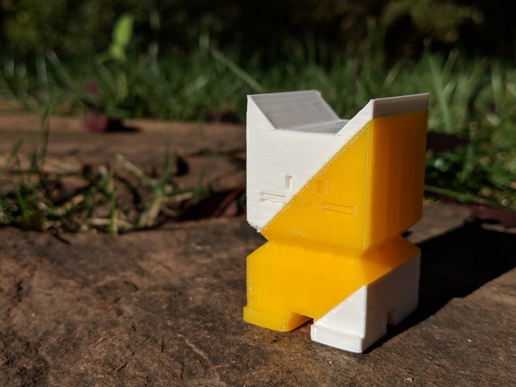 Dual Extrusion Cali Cat The Calibration Cat / Two Color Print by