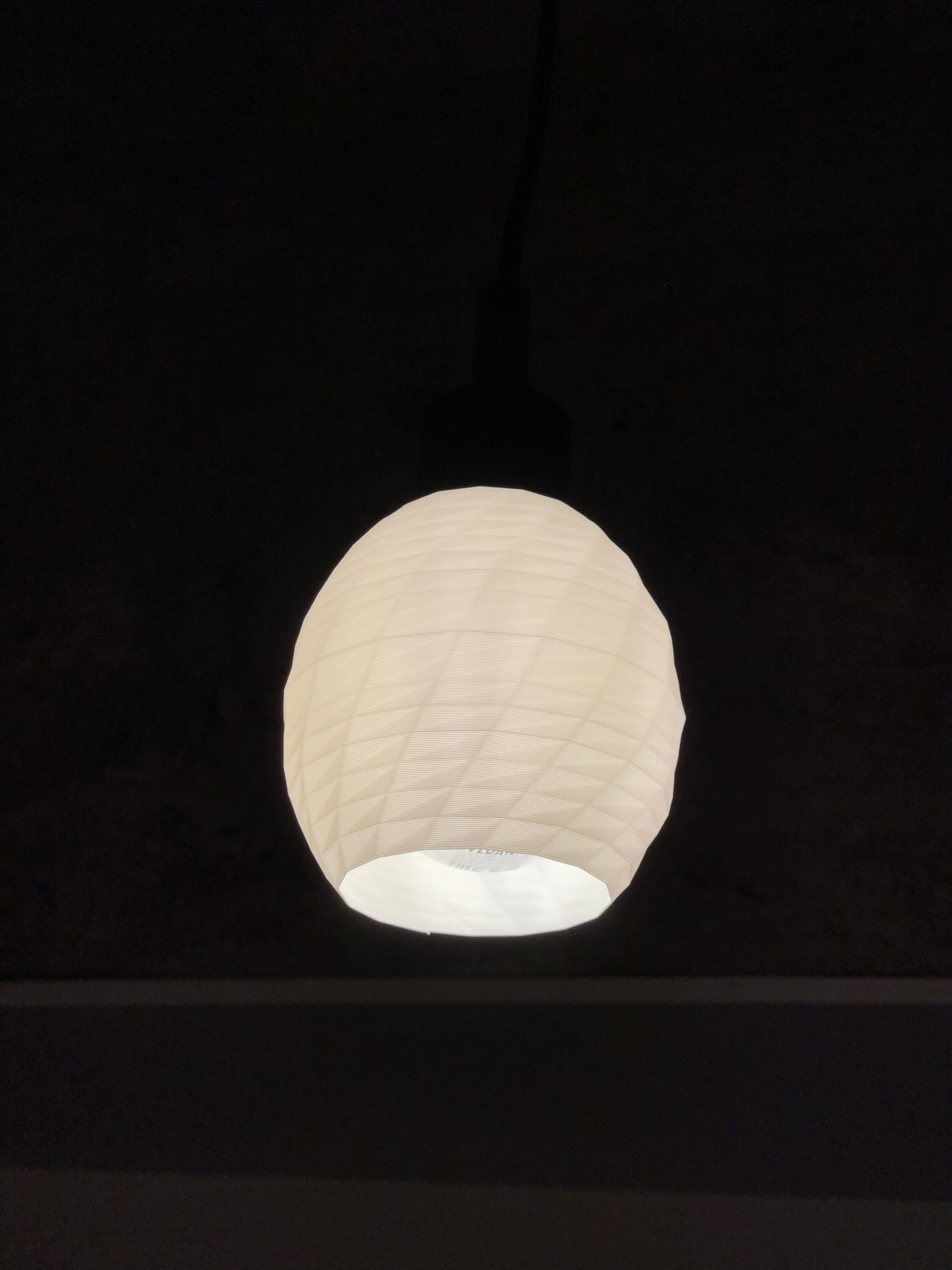 Polygonal lampshade vase mode