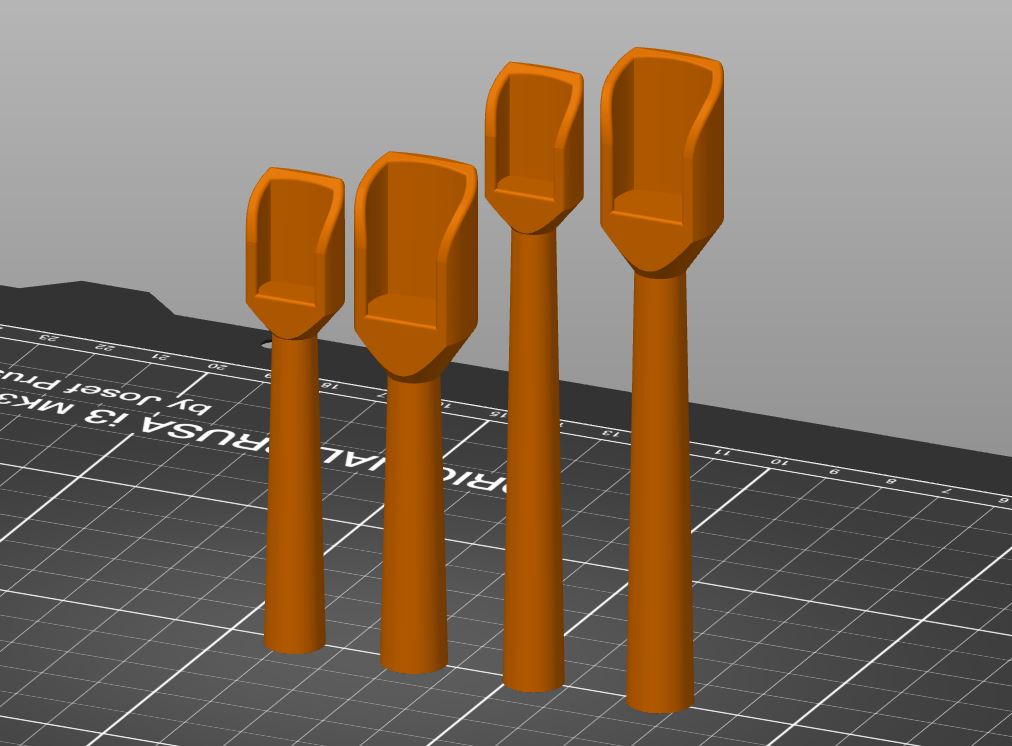 Gewürzschaufel / Spice scoop (4 Ausführungen / 4 designs)